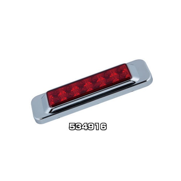 LED サイドマーカー角型 24V車用 レンズ色 レッド 534916 | トラック