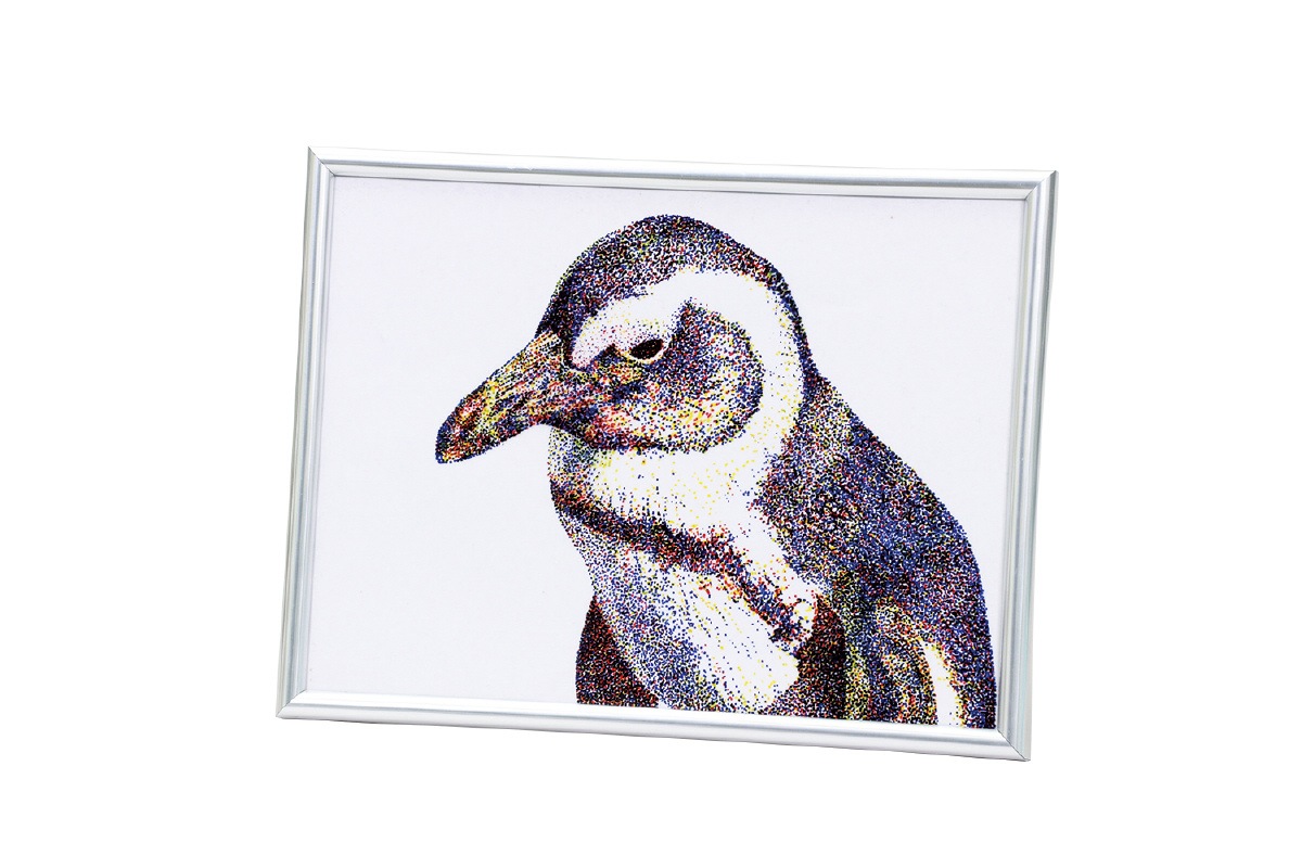 3色点描フレーム 200×150mm | 教育用品/おもちゃ,教育教材用品,美術