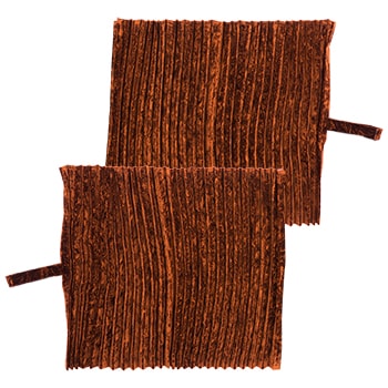 仮眠カーテン(2400×850mm)チンチラZERO ブラウン 2枚入