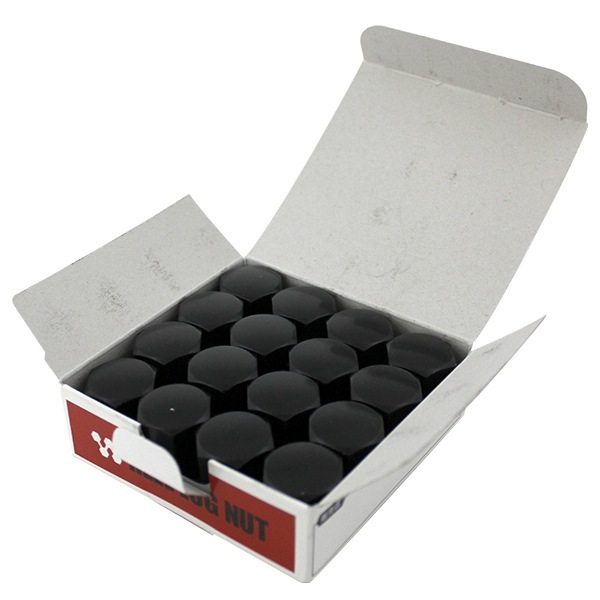ブラックショート袋ナット 21HEX M12×1.5 全長23mm 16個 | 整備用品