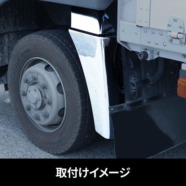 マッドガードカバー R/L スーパーグレート 572348 | トラック用品