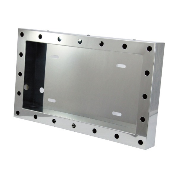 パイロットランプ取付穴付きナンバープレート枠 大型用 501187  