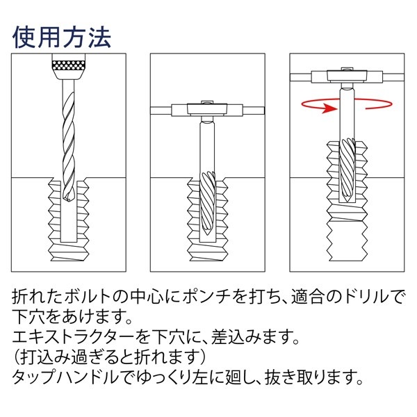 パック品 丸型エキストラクター No.5 14～19mm | 切削/切断/加工