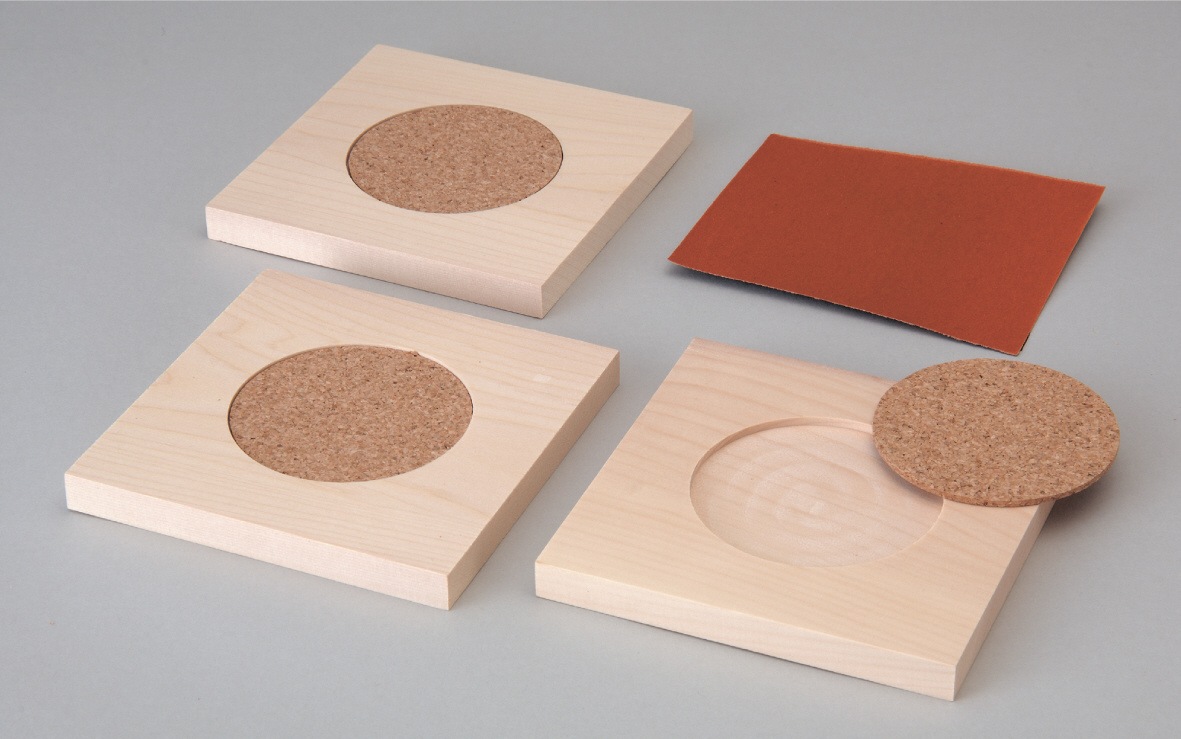 木彫コースター 3枚組 | 教育用品/おもちゃ,教育教材用品,美術/工芸