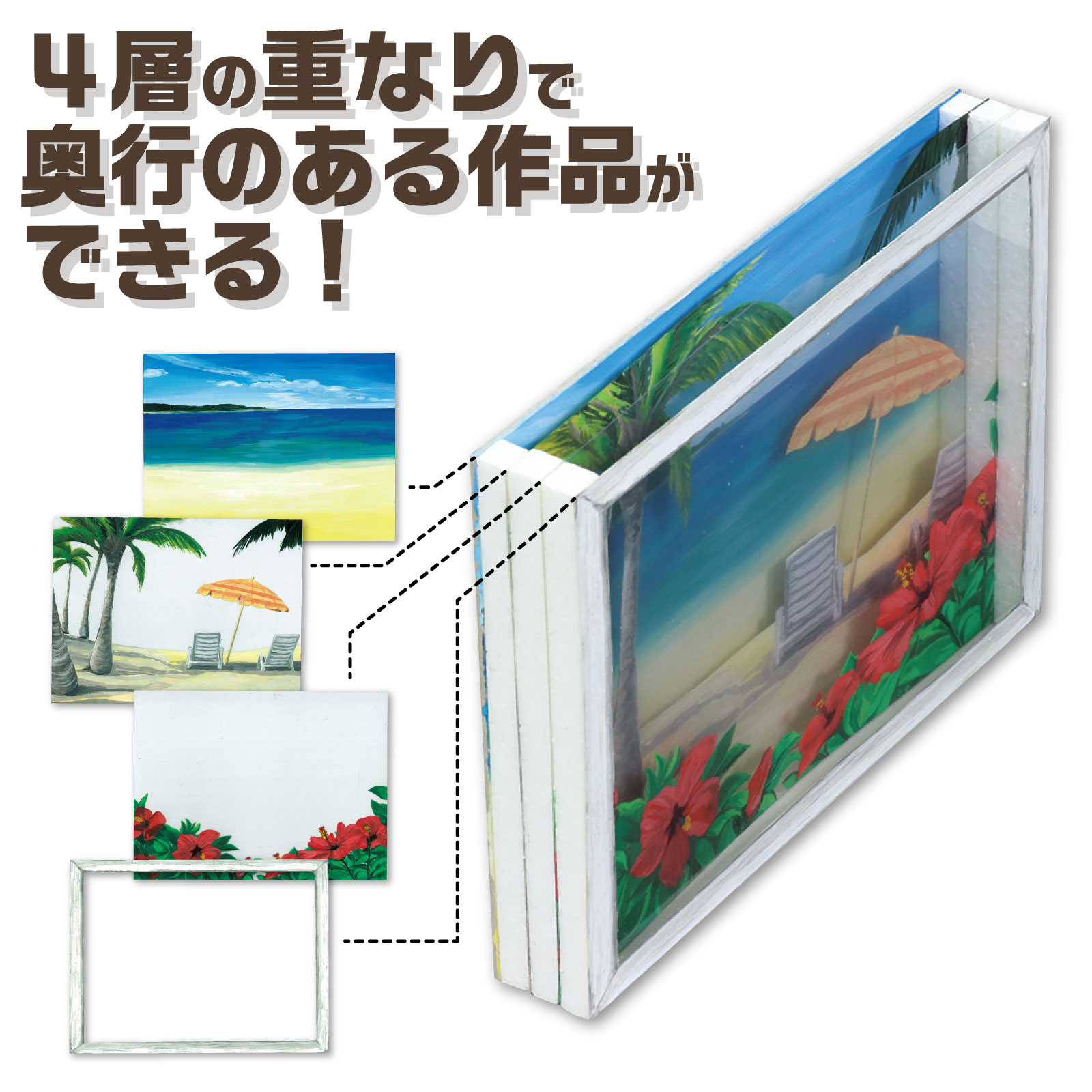 重ねて作る3Dアート | 教育用品/おもちゃ,教育教材用品,美術/工芸