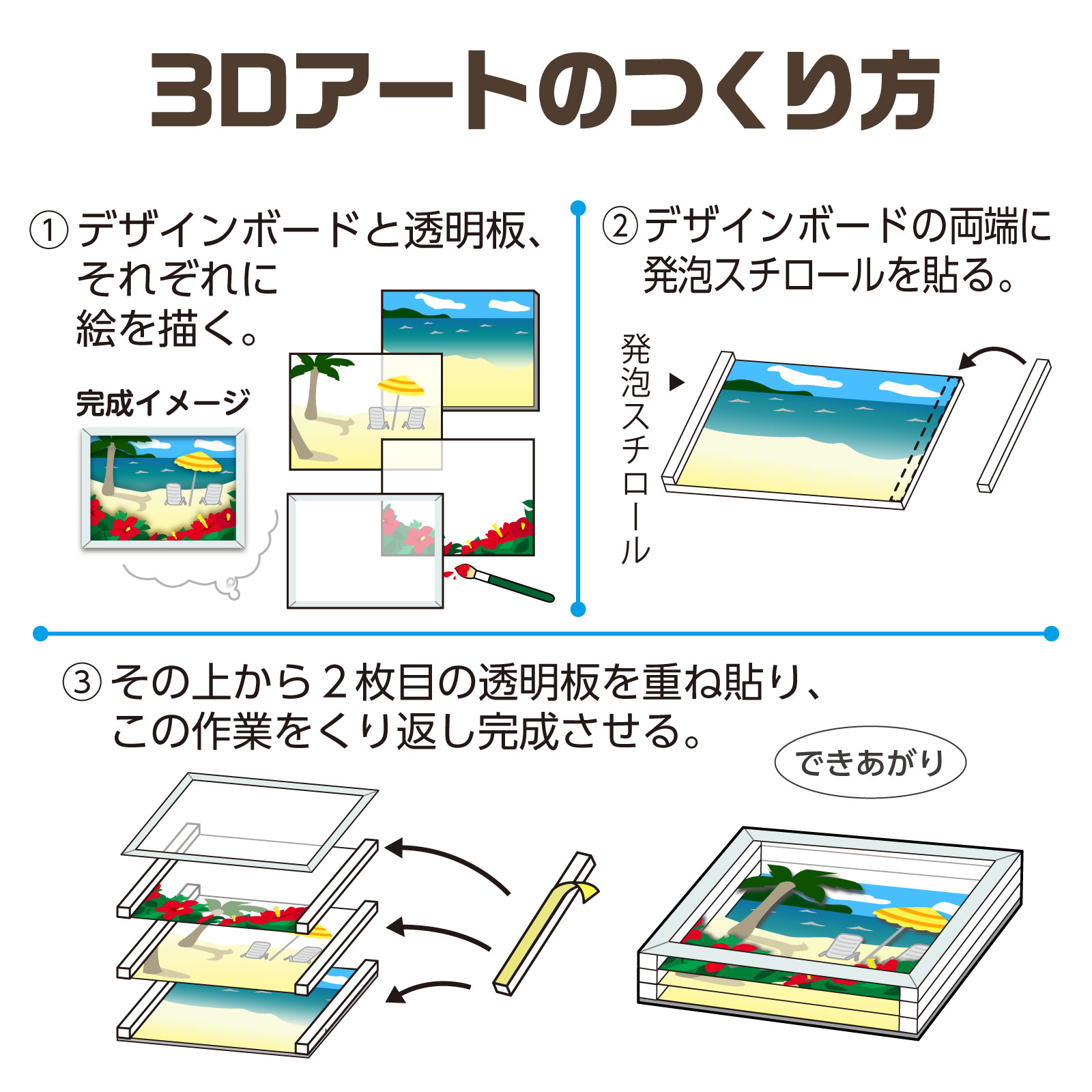 重ねて作る3Dアート | 教育用品/おもちゃ,教育教材用品,美術/工芸