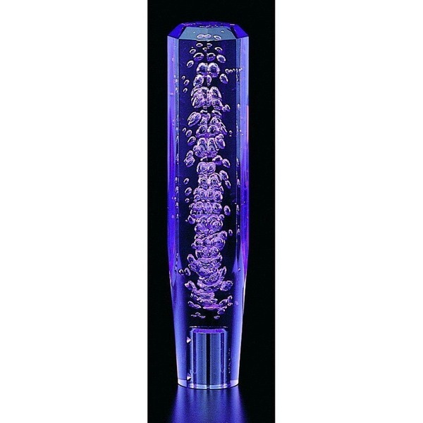 クリスタル泡シフトノブ パープル 200mm/口径12×1.25mm 560705