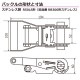 �٥륿���� ���ƥ�쥹��������åȥХå��� ξü���� ��50mm Ĺ��1m+5m