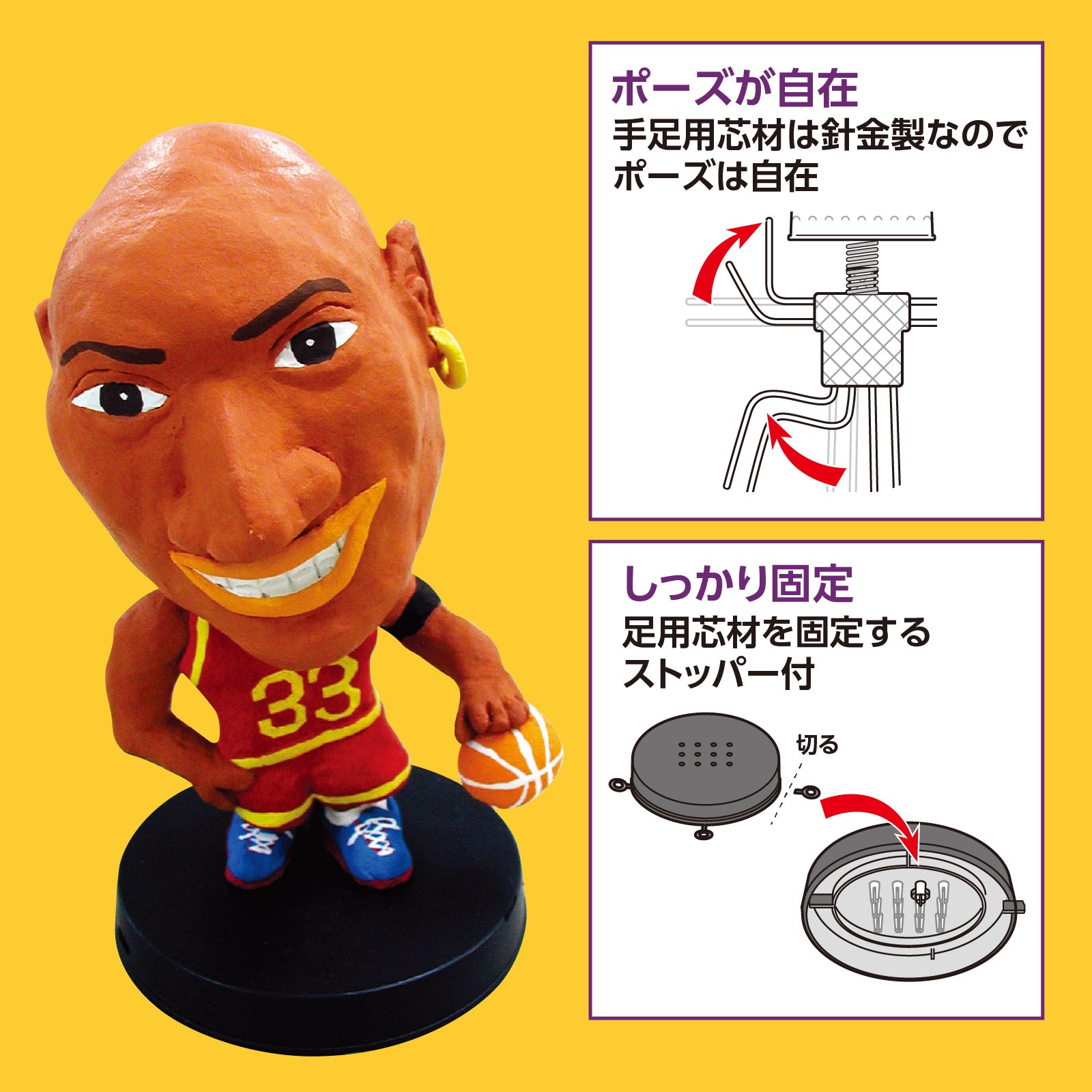 首ふり人形芯材 大リーガー人形 | 教育用品/おもちゃ,教育教材用品