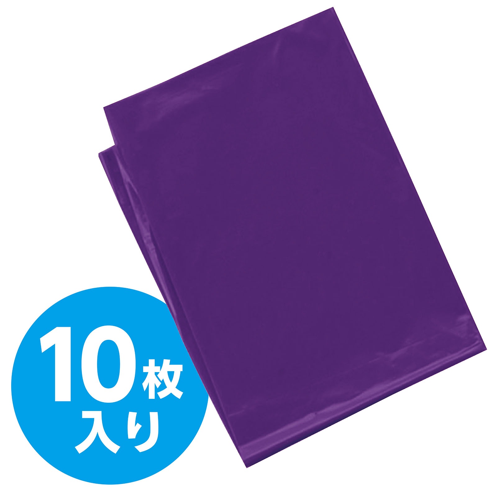 紫 カラービニール袋 10枚組 | 教育用品/おもちゃ,教育教材用品,手芸