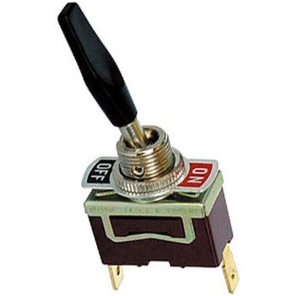 ホーンスイッチ ON/OFFタイプ 自動戻り式 30mm ブラウン カバー付