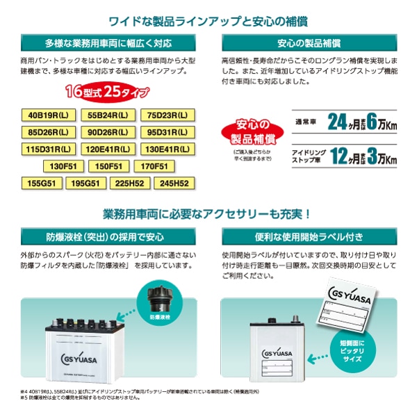 GSユアサ 大型車用バッテリー PRODA X 85D26L | トラック用品/パーツ