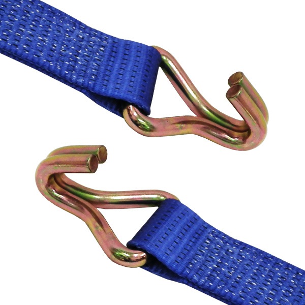 ラッシングベルト Jフック 2セット 7m ベルト幅75mm 箱売2本 ラッシングベルト Jフック5ton 幅75mm×長さ1+7m | ラッシング