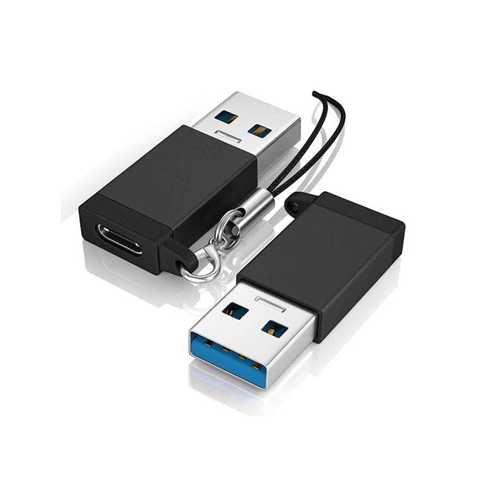 タイプCから USB A 変換コネクタ データ伝送 コンパクト 50点