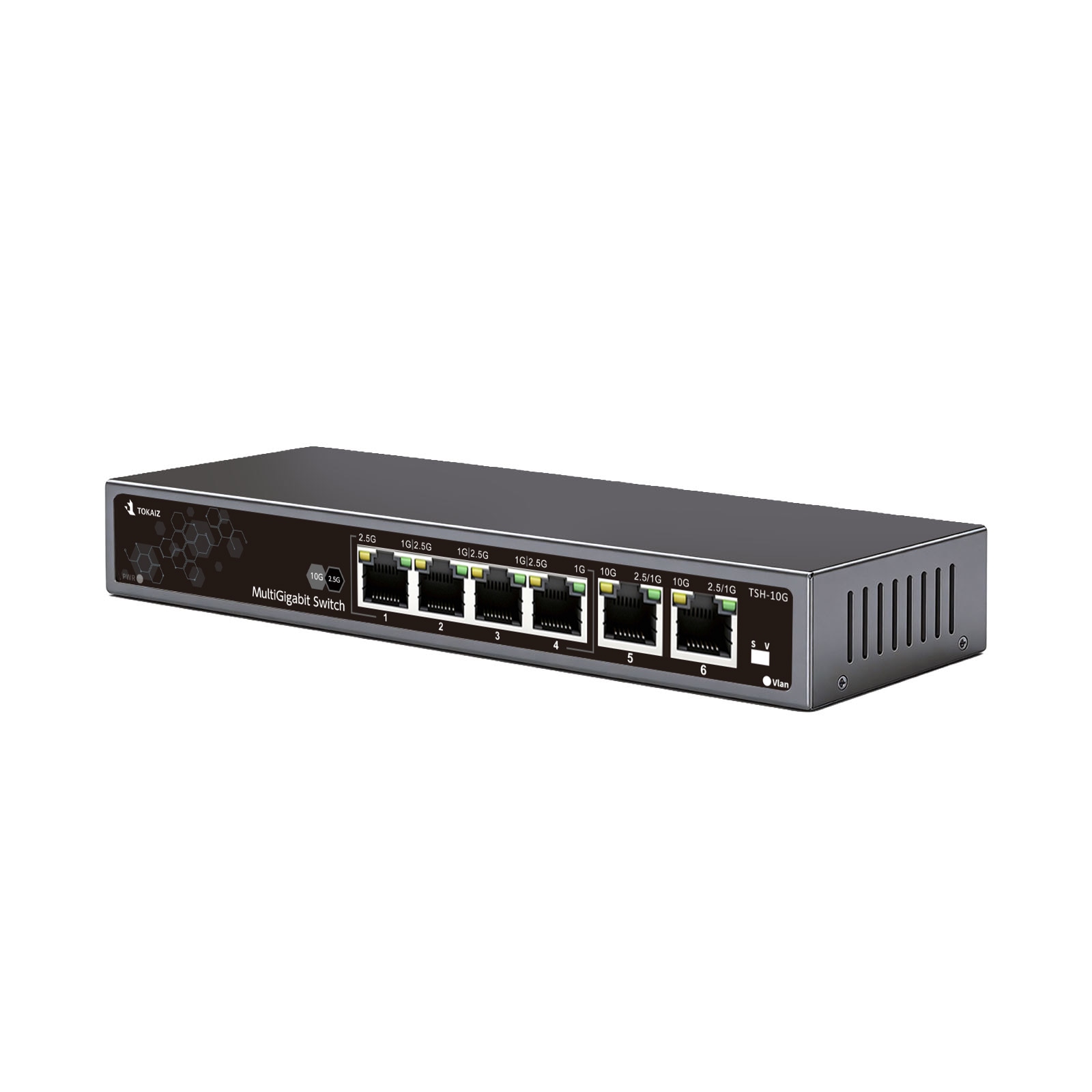 2026最新】TOKAIZ スイッチングハブ 10G 2.5G 6ポート アンマネージド