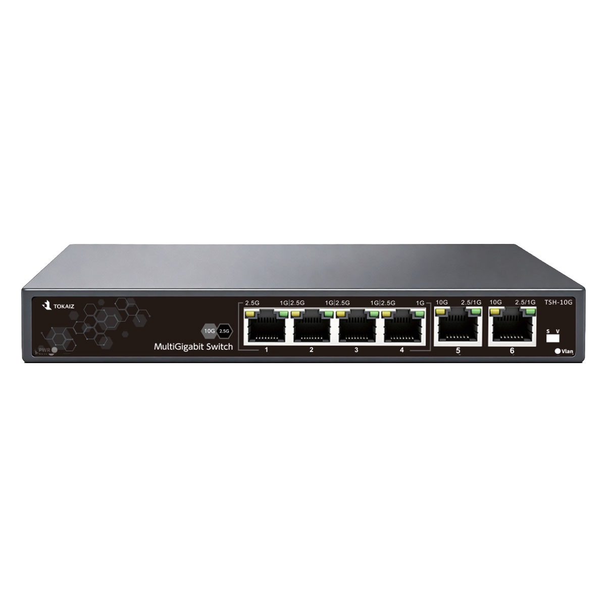 2026最新】TOKAIZ スイッチングハブ 10G 2.5G 6ポート アンマネージド