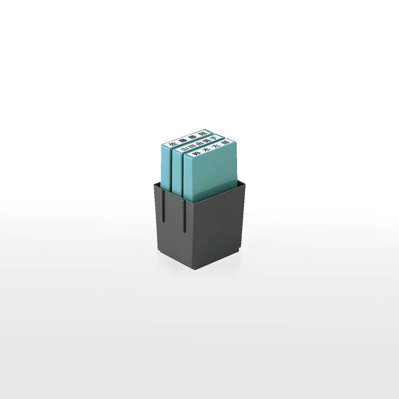 【シヤチハタ】シャチハタ  Xスタンパー部品/角型 氏名印用 ケース 3個用スタンド