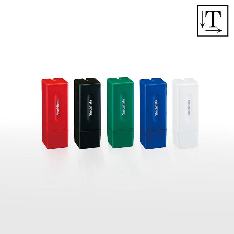 【シヤチハタ】 丸型・角型印 スクエアネーム12(印面：直径12mm) テキスト入稿タイプ（Aタイプ）[オーダーメイドスタンプ/浸透印/はんこ/ハンコ/判子/会社印]