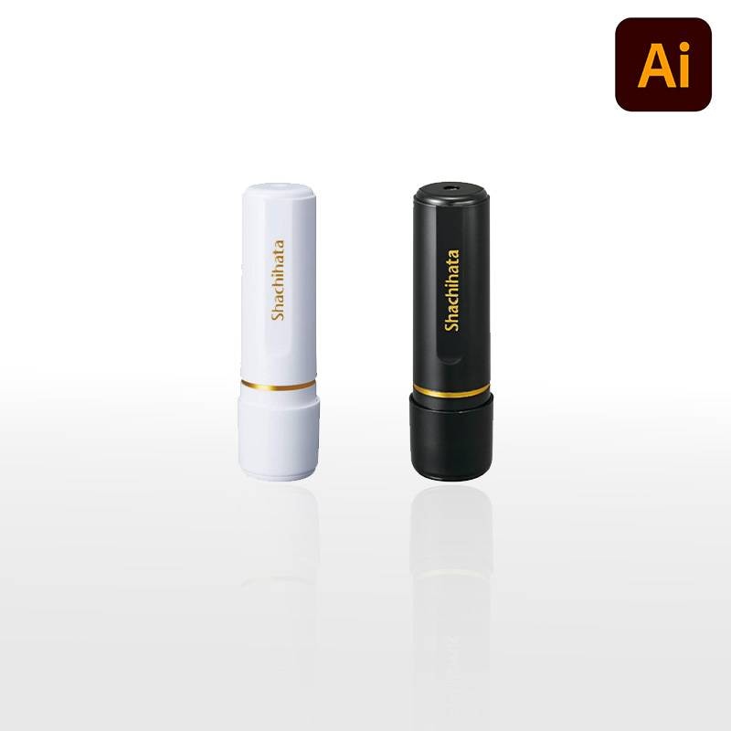 【シヤチハタ】ブラック11 （印面サイズ：11mm丸）別注品 データ入稿タイプ（Bタイプ） [オーダーメイドスタンプ/浸透印/ハンコ/判子/ビジネススタンプ]