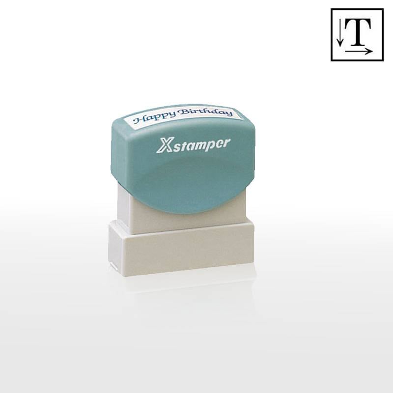 【シヤチハタ】 角型印 0942号(印面サイズ：9×42mm)　テキスト入稿タイプ（Aタイプ）[オーダーメイドスタンプ/Xスタンパー/Xstamper/シャチハタ]