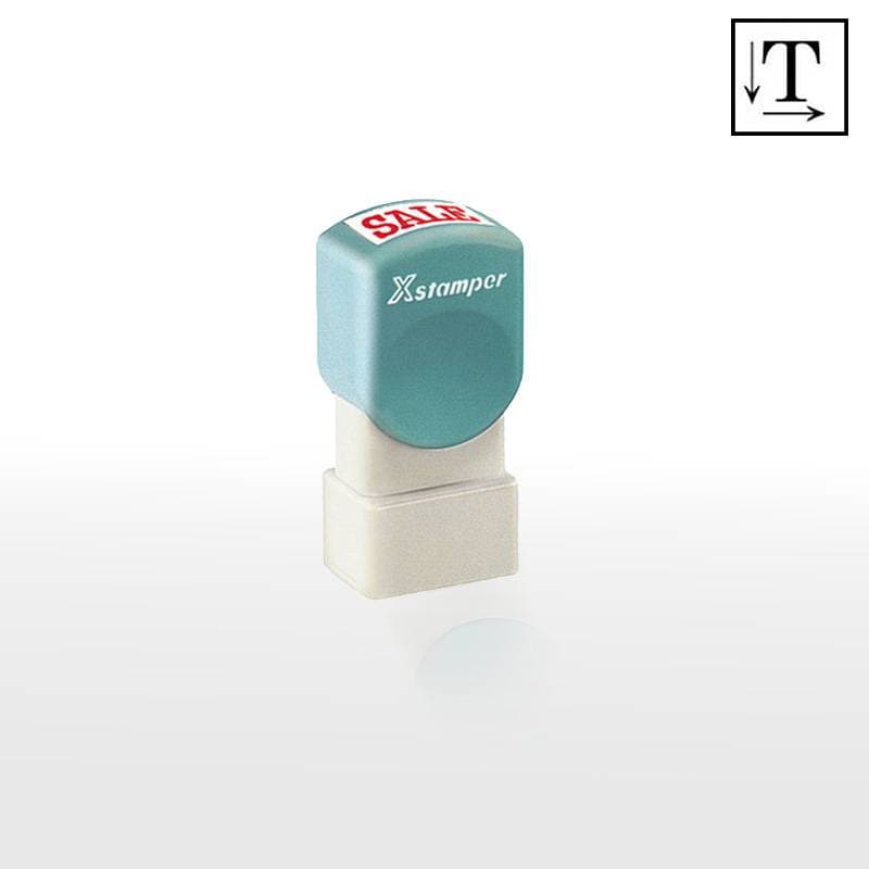 【シヤチハタ】 角型印1018号(印面サイズ：10×18mm)　テキスト入稿タイプ（Aタイプ）[オーダーメイドスタンプ/Xスタンパー/Xstamper/シャチハタ]