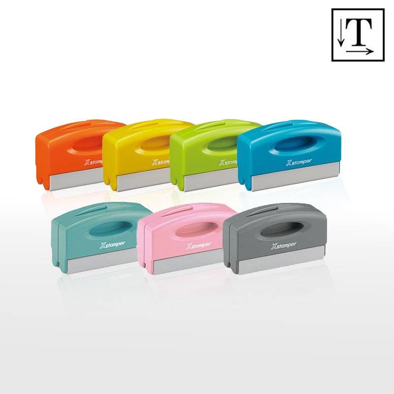 シャチハタ 角型印 1351号ポケット用 (印面サイズ：13×51mm) 　テキスト入稿タイプ（Aタイプ）[オーダーメイドスタンプ/Xスタンパー/Xstamper/シャチハタ]