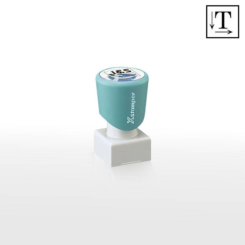 【シヤチハタ】 角型印 2020号 ( 印面サイズ ： 20×20mm ) 　テキスト入稿タイプ（Aタイプ）[オーダーメイドスタンプ/ビジネス印/会社印/角印]