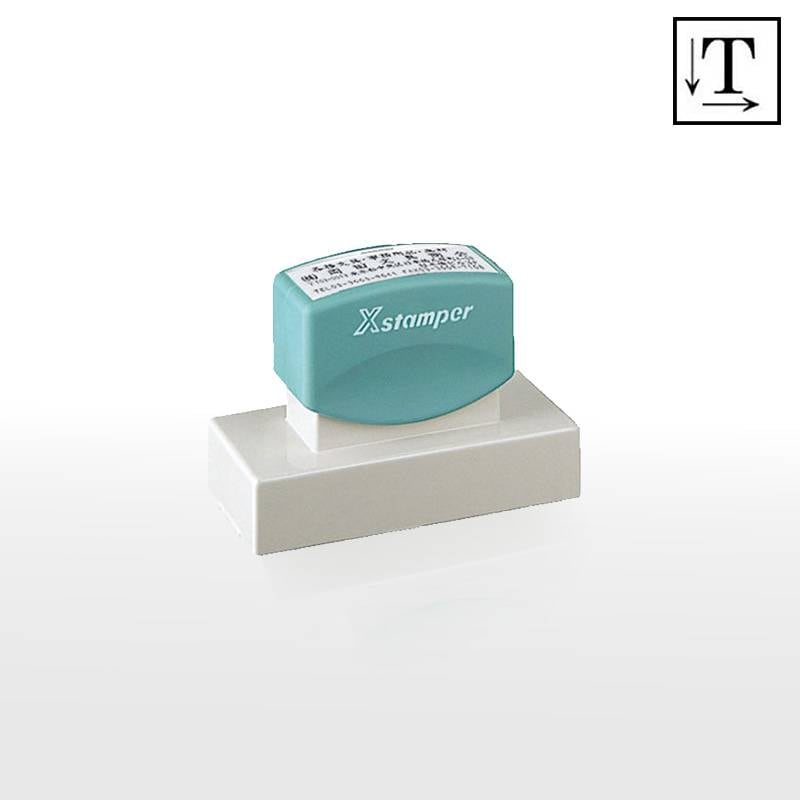 【シヤチハタ】角型印 3080号 ( 印面サイズ ： 30×80mm ) 　テキスト入稿タイプ（Aタイプ）[オーダーメイドスタンプ/ビジネス印/会社印/ショップ印]