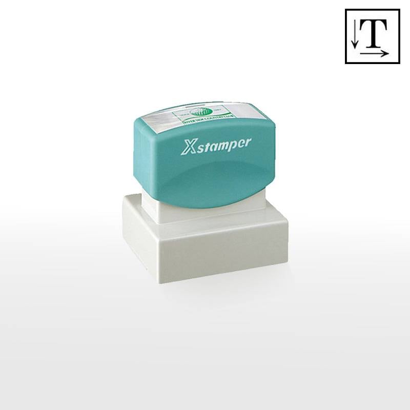 【シヤチハタ】角型印 4050号 ( 印面サイズ ： 40×50mm ) 　テキスト入稿タイプ（Aタイプ）[オーダーメイドスタンプ/ビジネス印/会社印/ショップ印]