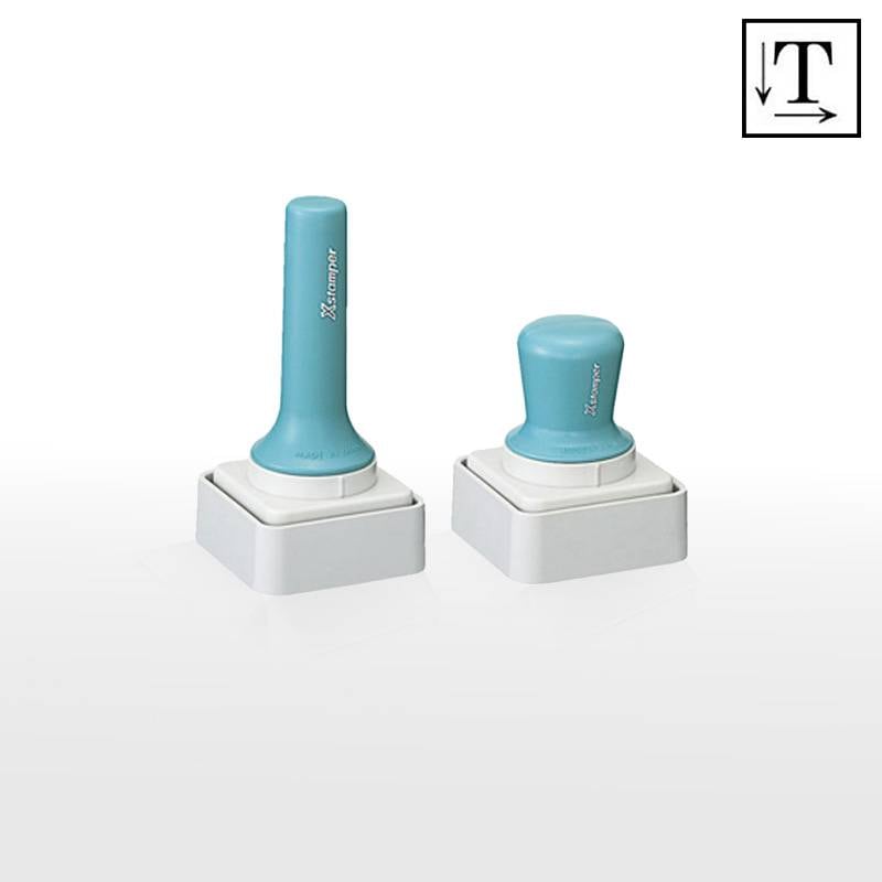 【シヤチハタ】角型印 特角50号 （分割なし） (印面サイズ：50×50mm) 　テキスト入稿タイプ（Aタイプ）[オーダーメイドスタンプ/ビジネス印/会社印/ショップ印]