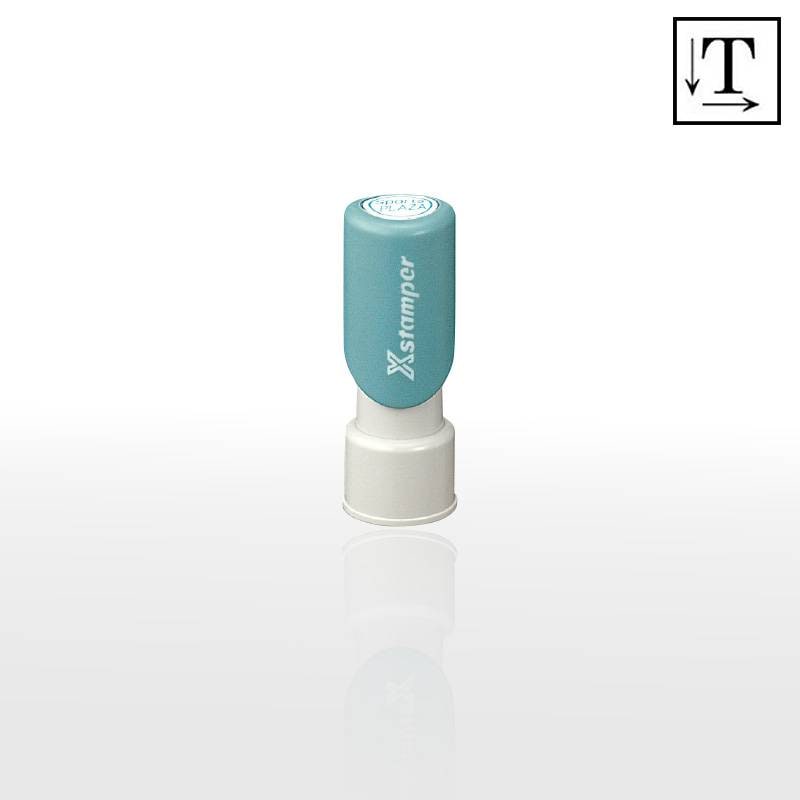 【シヤチハタ】丸型印 12号 (印面サイズ：直径12mm) テキスト入稿タイプ（Aタイプ）[オーダーメイドスタンプ/Xスタンパー/Xstamper/シャチハタ/会社印]