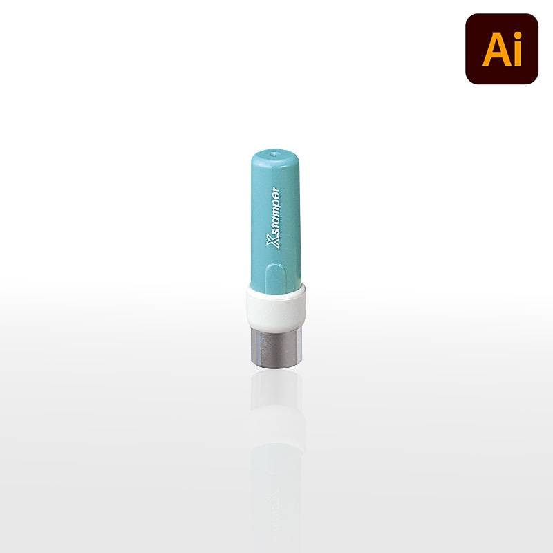 【シヤチハタ】 丸型印 9号  ( 印面サイズ：直径9.5mm) データ入稿タイプ（Bタイプ）[事務用品/オーダーメイド/イラストレーター/データ入稿/スタンプ/はんこ/ハンコ/判子/シャチハタ/しゃちはた/Shachihata/Xスタンパー/ビジネス]