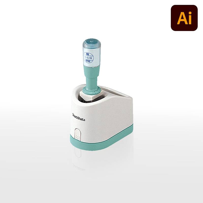 【シヤチハタ】データーネーム13号 グリップ式 （印面直径13.5mm） データ入稿(Bタイプ)