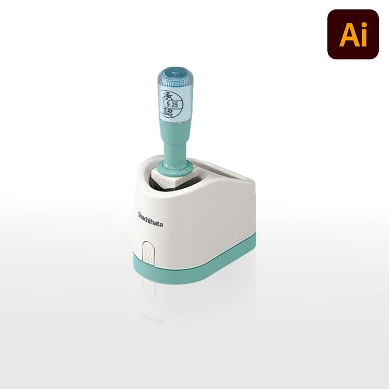 【シヤチハタ】データーネーム19号 グリップ式 （印面サイズ19mm） データ入稿(Bタイプ)