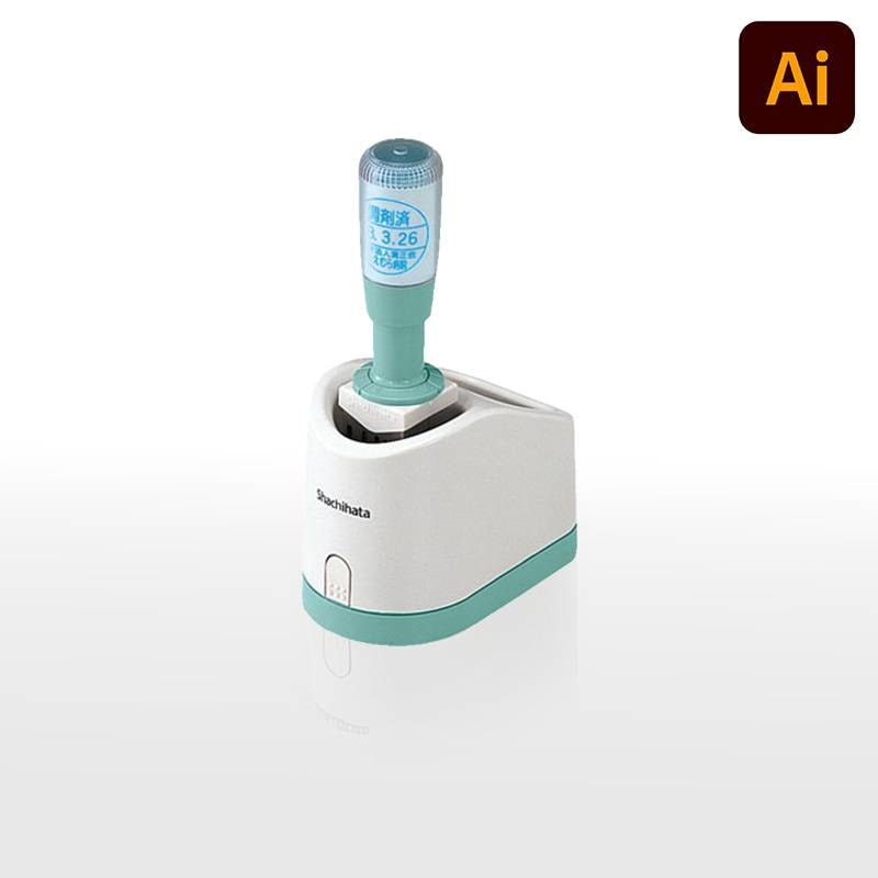 【シヤチハタ】データーネーム25号 グリップ式 （印面サイズ25mm） データ入稿(Bタイプ)