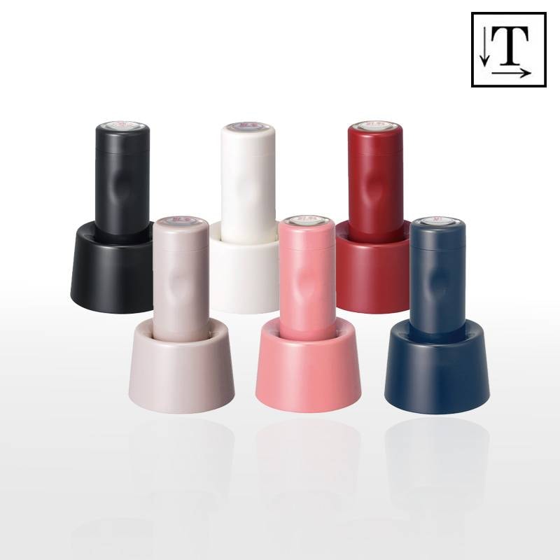 【シヤチハタ】データーネームEX 15号 スタンド式(印面サイズ：直径15.5mm) テキスト入稿(Aタイプ) 日付印 データネーム