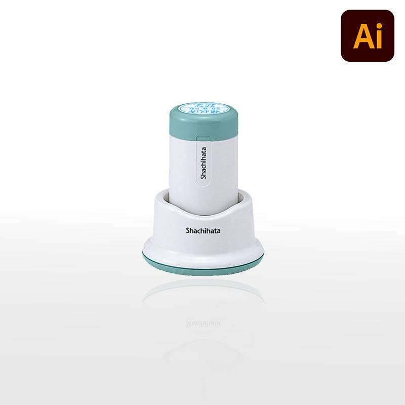 【シヤチハタ】データーネーム30号 スタンド式　日付L/S（印面サイズ30mm） データ入稿(Bタイプ)