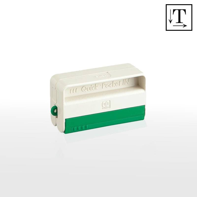 【サンビー】クイックスタンパー クイックポケットイン 1351号 (印面サイズ:13×51mm)テキスト入稿タイプ(Aタイプ)QAP-1351A 振込印 宛名印 会社印