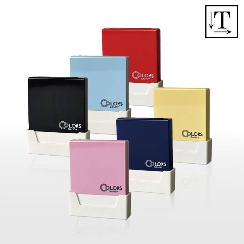 【サンビー】クイックスタンパー COLORS 一行印 （印面サイズ：4.5×40mm）テキスト入稿タイプ（Aタイプ）QAC4H5-40A