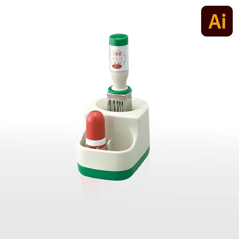 【サンビー】クイックデーター 小データー 丸型 5号丸（印面サイズ：16mm丸）データ入稿 元号・略西暦タイプ[日付入り/データースタンプ印/会社/ビジネス]