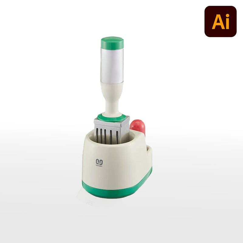 【サンビー】クイックデーター 中データー  角型 長方形中型（印面サイズ：16×20mm）データ入稿 元号・略西暦タイプ[日付入り/データースタンプ印/会社/ビジネス]