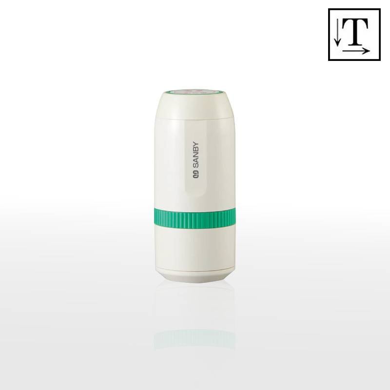 【サンビー】プチコールsmart30 丸型 キャップ式（印面サイズ：30mm丸）テキスト入稿 元号・略西暦タイプ[日付入り/データースタンプ印/会社/ビジネス]