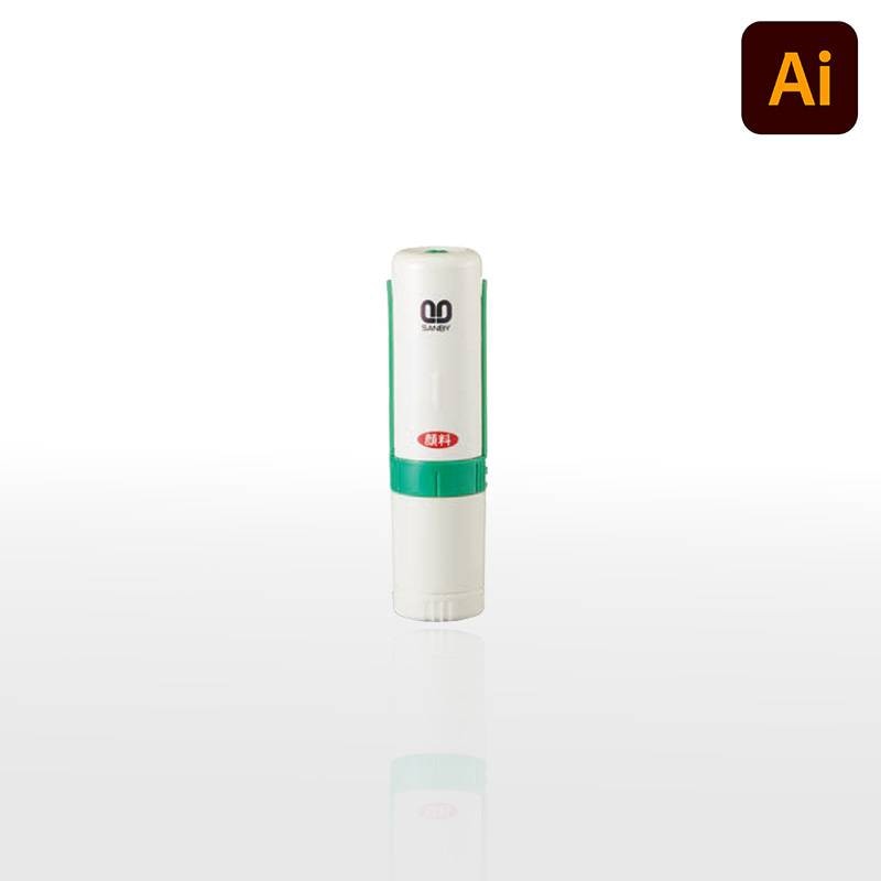 【サンビー】プチコール12 丸型（印面サイズ：12mm丸）データ入稿 元号・略西暦タイプ[日付入り/データースタンプ印/受領印/領収印/確認印/検査印/ビジネス]