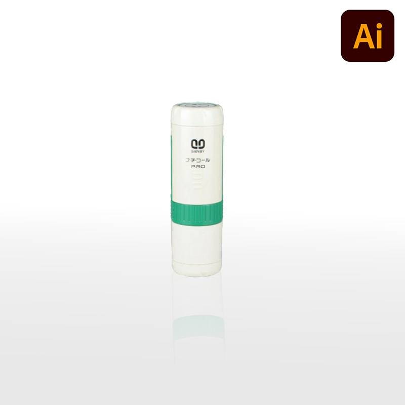 【サンビー】プチコールPRO12 丸型 キャップ式（印面サイズ：12mm丸）データ入稿 元号・略西暦タイプ[日付入り/受領印/領収印/確認印/検査印/調剤済]