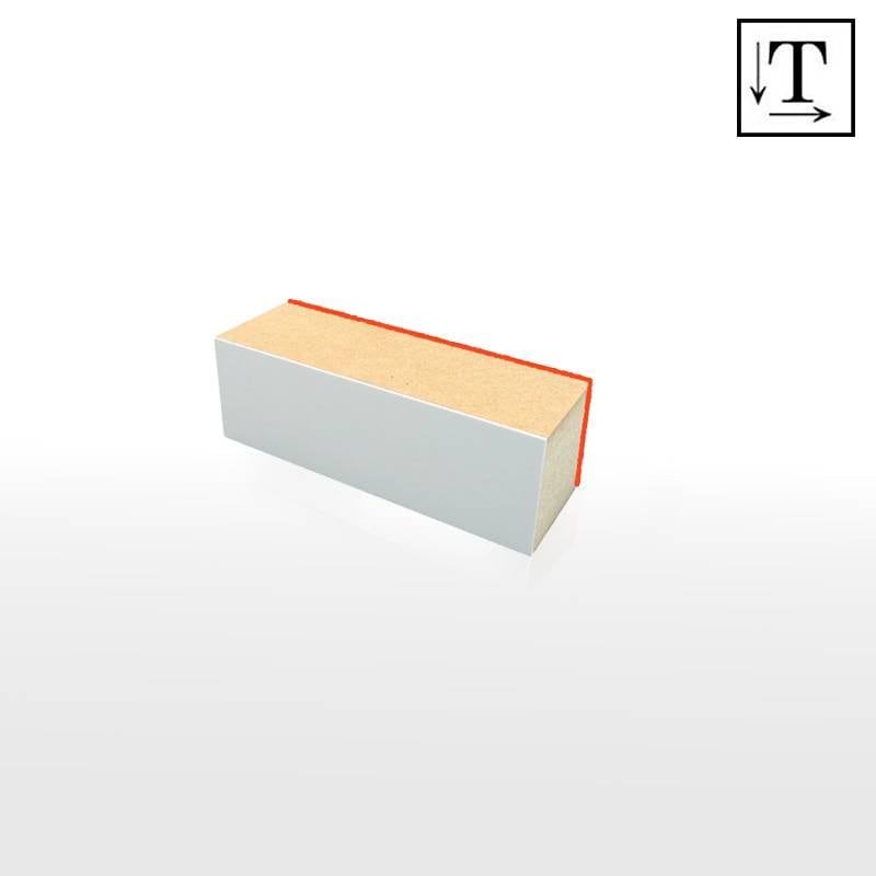 オーダーメイド印 木台ゴム印 赤ゴム 黒ゴム（印面サイズ：25×80mm）テキスト入稿タイプ