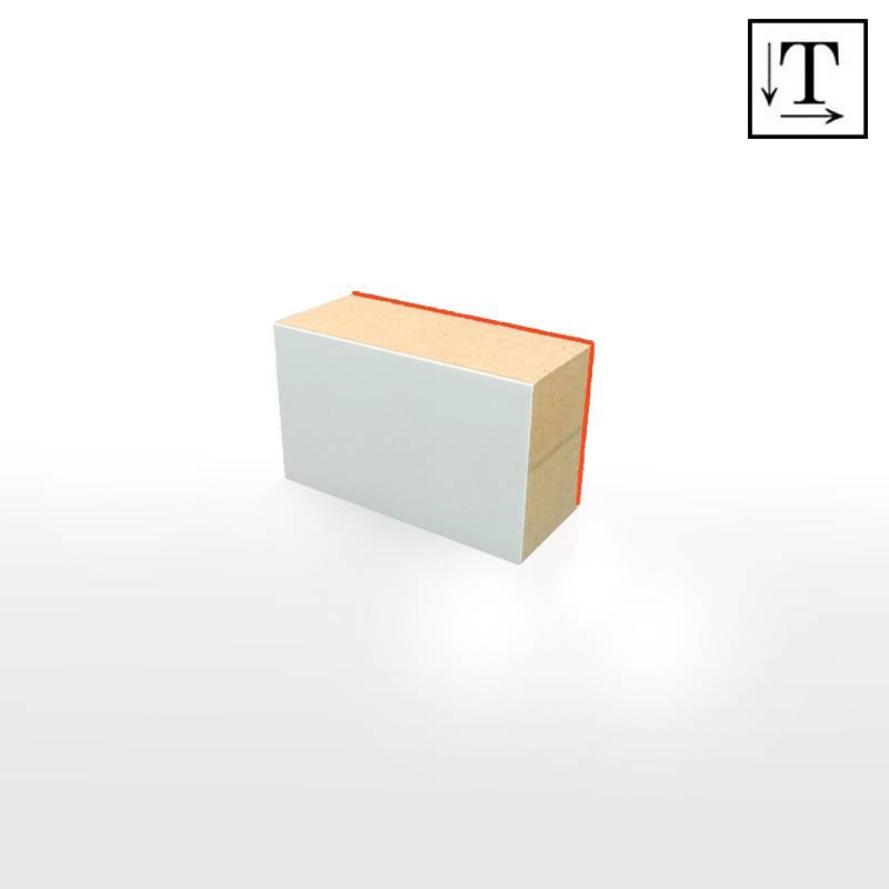 オーダーメイド印 木台ゴム印 赤ゴム 黒ゴム（印面サイズ：38×63mm）テキスト入稿タイプ