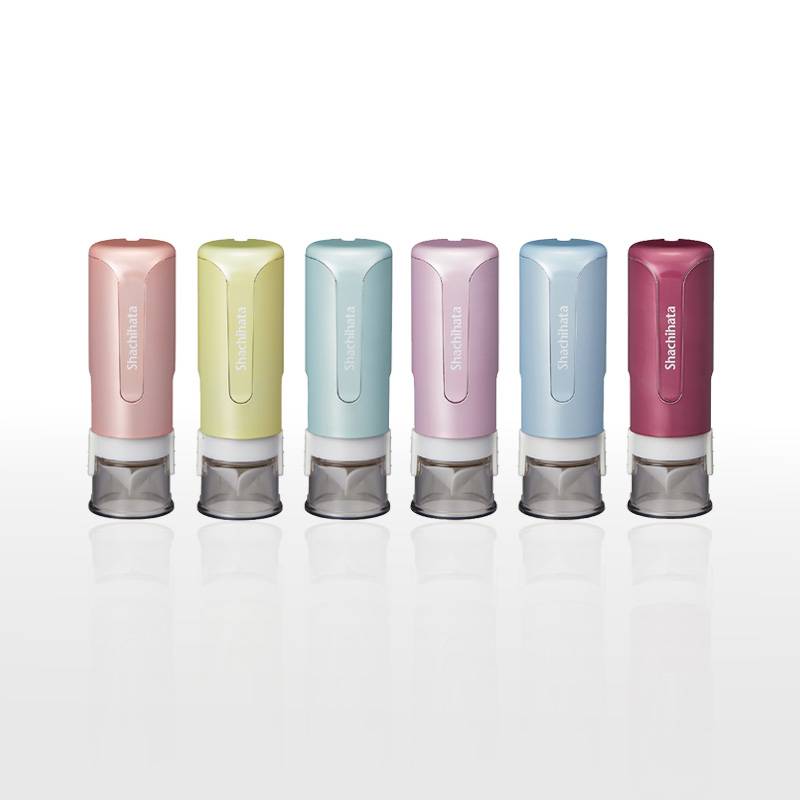 【シヤチハタ】ネーム印 キャップレス9 スパークリングクリアカラー 別注品 認印 スタンプ