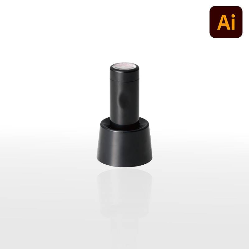 【シヤチハタ】データーネームEX18号 スタンド式(印面直径18.5mm) データ入稿(Bタイプ) 日付印 データネーム