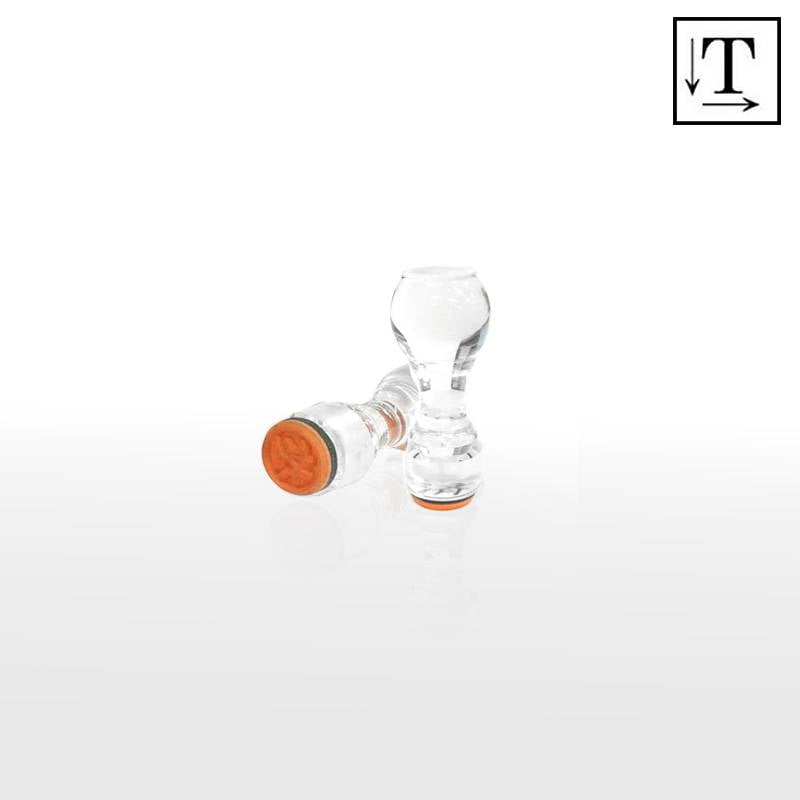 オーダーメイド印 アクリル台ゴム印 丸型 赤ゴム 黒ゴム トップスター台（印面サイズ：30mm丸）テキスト入稿タイプ