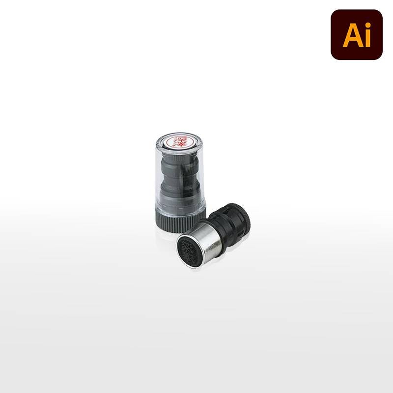 【シヤチハタ】ネームペン用 ネーム「別注品」印面のみ ネーム印 丸型（Bタイプ） [データ入稿/浸透印/ハンコ/判子/シャチハタ印/ビジネススタンプ]